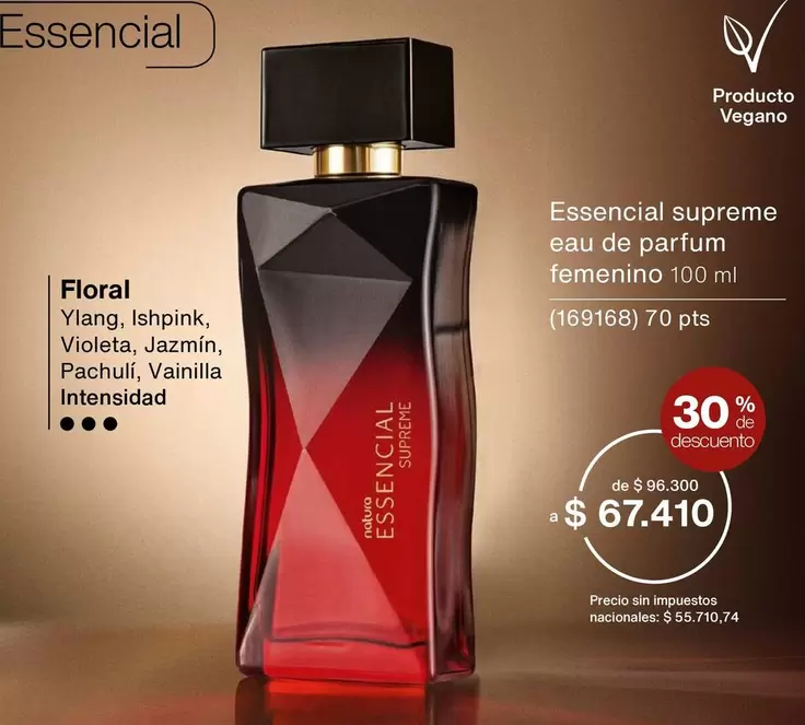 supreme eau de parfum femenino 100 ml