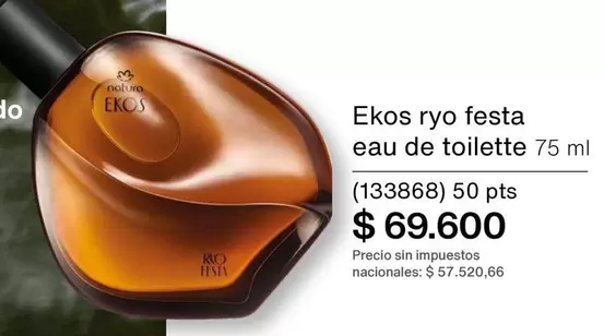 Natura - ryo festa eau de toilette 75 ml