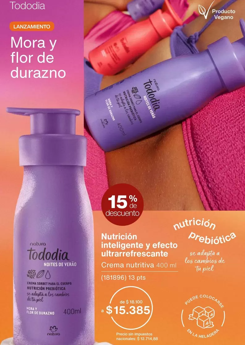 Mora - y flor de durazno