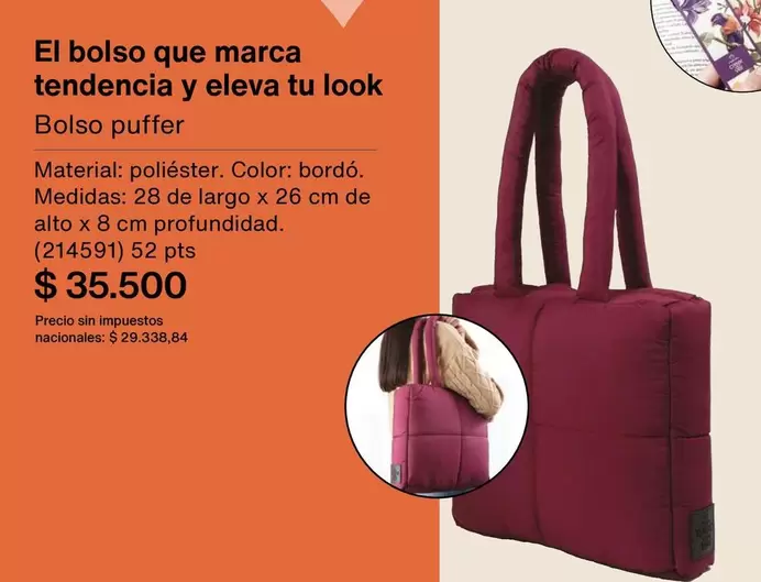 Look - Bolso puffer