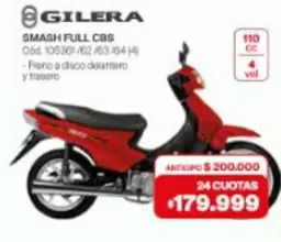Gilera - SMASH FULL CBS