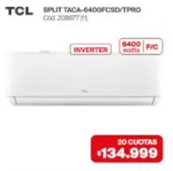 TCL - SPLIT TACA-6400FCSD/TPRO