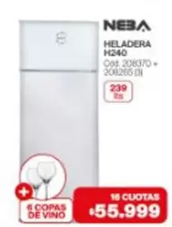 Neba - HELADERA H240