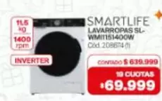 Smartlife - LAVARROPAS SL-WMI1151400W