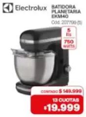 Electrolux - BATIDORA PLANETARIA EKM40