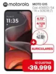 Motorola - MOTO G15