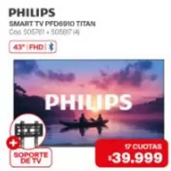 Philips - SMART TV PFD6910 TITAN