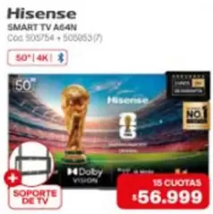 Hisense - SMART TV A64N