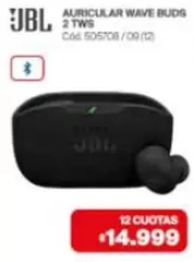 JBL - AURICULAR WAVE BUDS 2 TWS C66 505708 / 09(12)