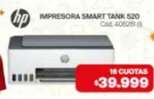 HP - IMPRESORA SMART TANK 520