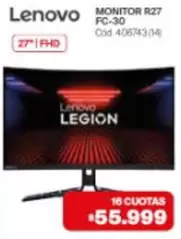 Lenovo - MONITOR R27 FC-30