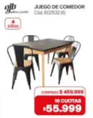 JUEGO DE COMEDOR Cod. 602532
