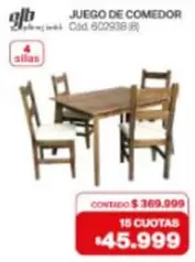 GJB - JUEGO DE COMEDOR Cód. 602938 (8)