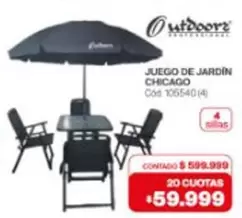 JUEGO DE JARDIN CHICAGO