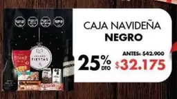 Negro - CAJA NAVIDEÑA NEGRO
