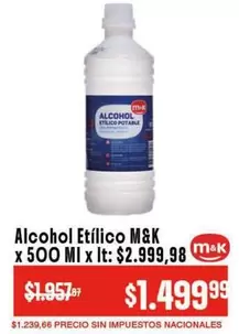 M&K - Alcohol Etílico