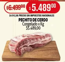 X$ - PECHITO DE CERDO