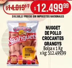 Grangys - NUGGET DE POLLO CROCANTES