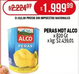 Alco - PERAS