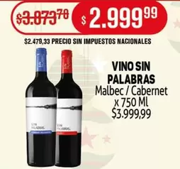Malbec - VINO SIN PALABRAS