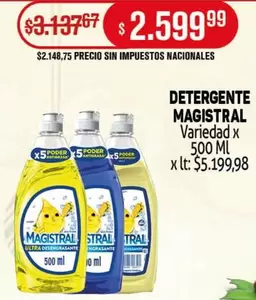 Magistral - DETERGENTE Variedad x 500 ML