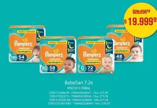 Pampers - BabySan 7.2x