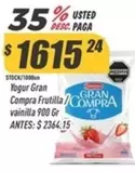 Gran Compra - Yogur Frutilla/vainilla