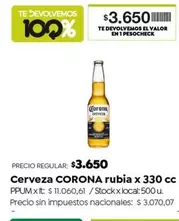 Corona - CORONA rubia x 330 cc