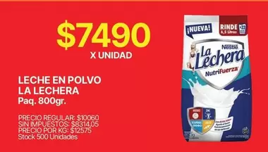 La Lechera - LECHE EN POLVO