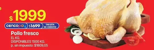 Pollo fresco