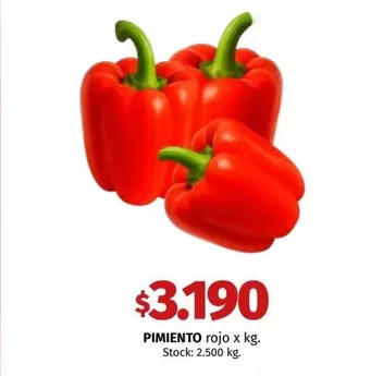 Rojo - PIMIENTO rojo