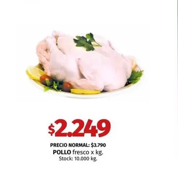 X$ - POLLO fresco x kg