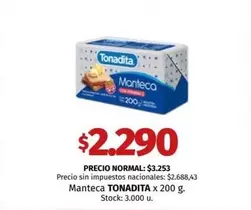 Tonadita - Manteca