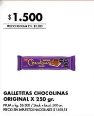 chocolinas - GALLETITAS CHOCOLINAS