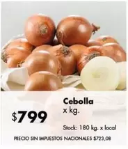 X$ - Cebolla