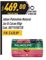 Palmolive - Jabon Natural Jaz & Cacao 85gr Cod. 50719/50720