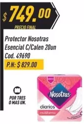 Nosotras - Esencial C/Calen 20un