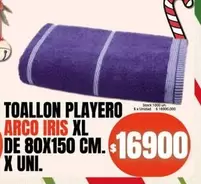 XL - TOALLON PLAYERO ARCO IRIS