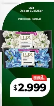 Lux - Jabon 3ux125gr