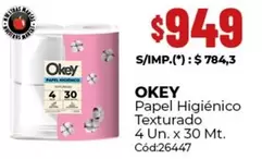 Okey - Papel Higiénico Texturado