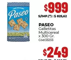 Paseo - Galletitas Multicereal