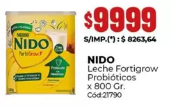 Nido - Leche Fortigrow Probióticos