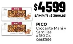 Cristal - Crocante Mani y Semillas