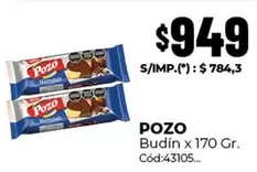 Pozo - Budín x 170 Gr.
