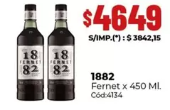 1882 - Fernet x 450 ΜΙ.