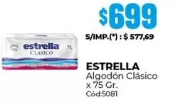 Estrella - Algodón Clásico