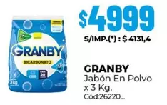 Granby - Jabón En Polvo