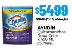 Ultra - Quitamanchas Ropa Color