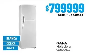 Gafa - Heladera Cód:80993