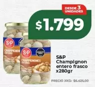 S&P - Champignon entero frasco